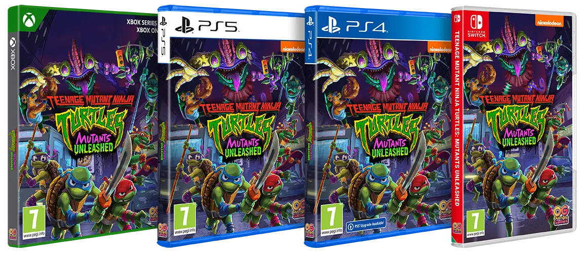 Packshot Teenage Mutant Ninja Turtles Mutants Unleashed UK